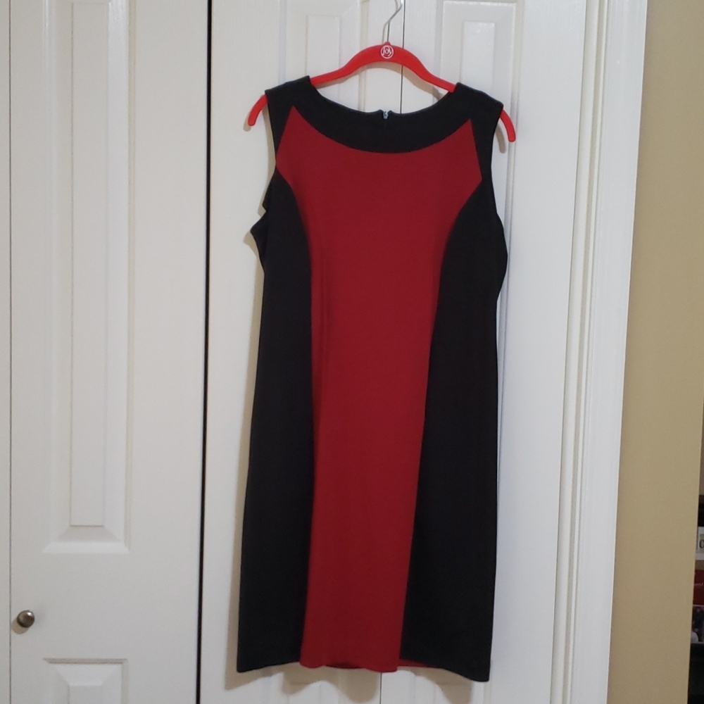 Black and red dress